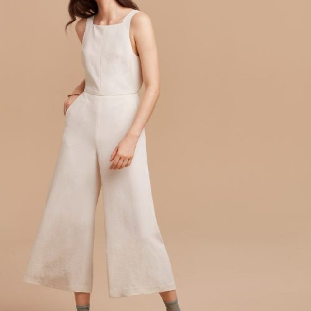 Wilfred Ecoulement White Jumpsuit